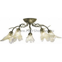потолочная люстра в стиле флористика A5494PL-5AB LILY Arte Lamp